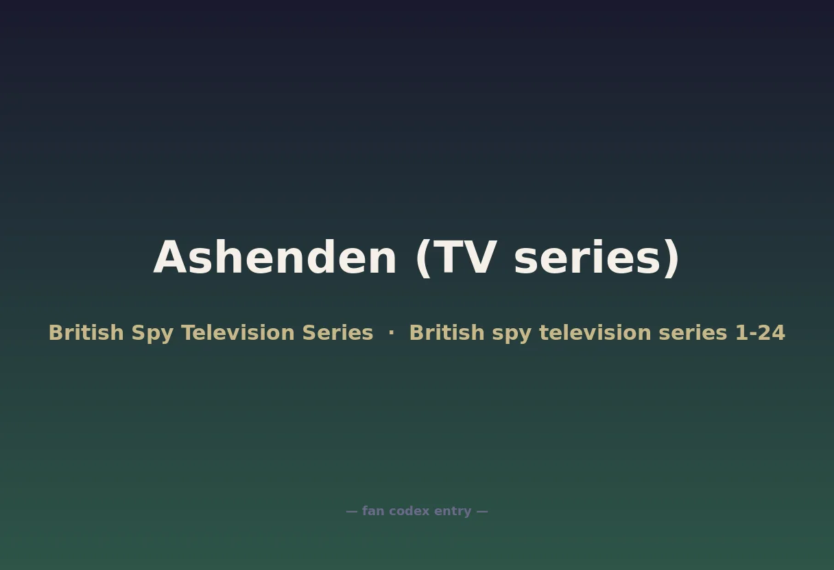 Ashenden (TV series)