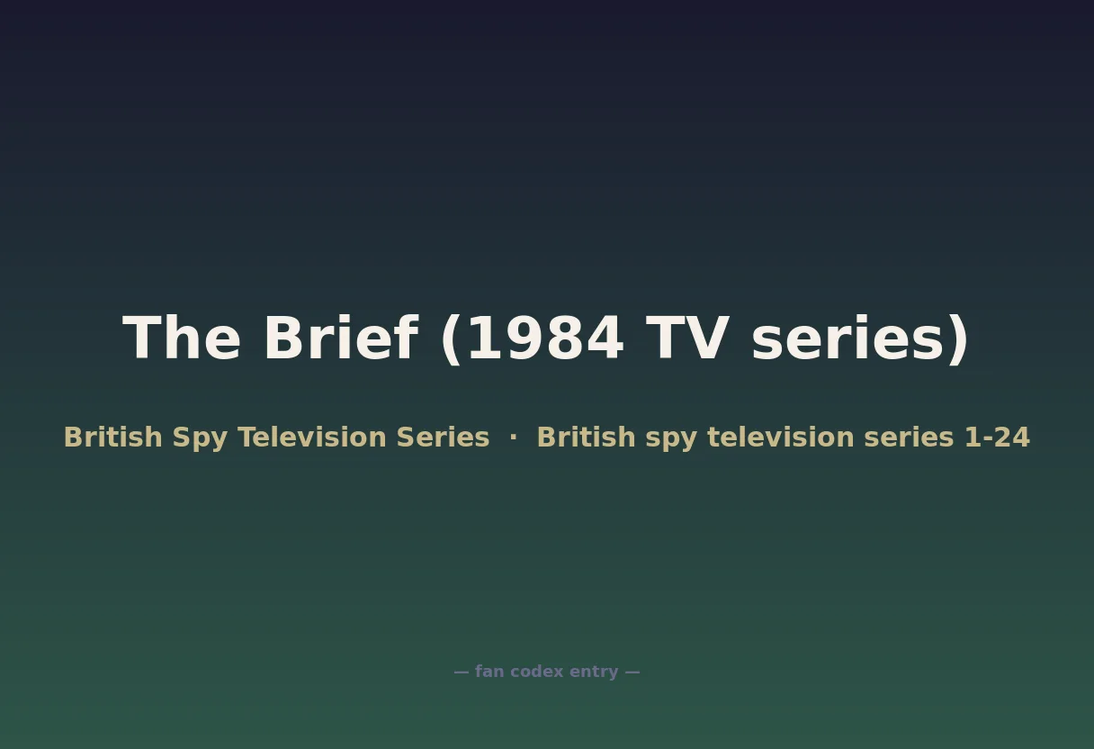 The Brief (1984 TV series)